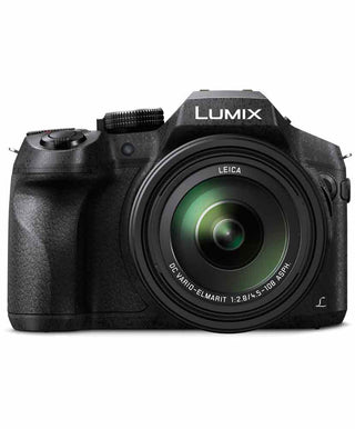Panasonic Lumix FZ300 long zoom camera front view