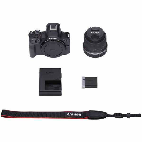 Box Contents of the Canon EOS R50 18-45 Kit