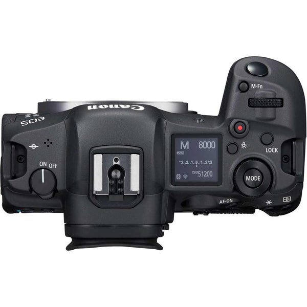 EOS R5 Top View with Dials