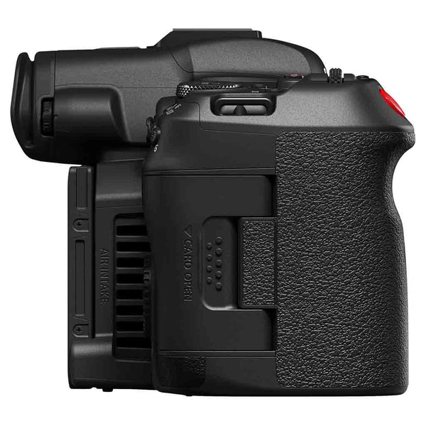 Canon EOS R5c view of camera grip