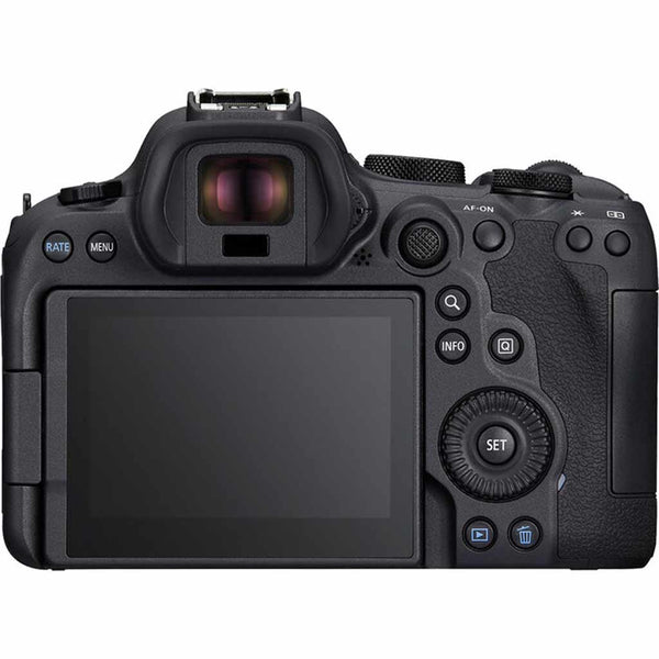 Rear Side of the Canon EOS R6 Mark II Body