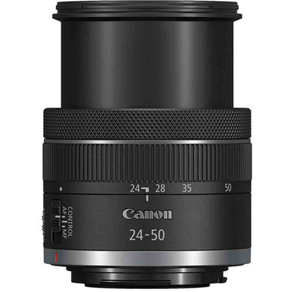 Unlocked Zoom Position of the Canon RF 24-50mm F4.5-6.3 IS STM Lens