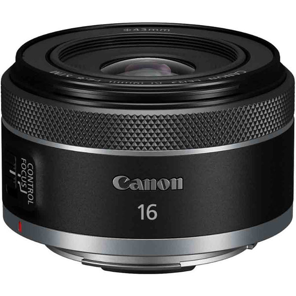 Top Side of Canon RF 16mm f/2.8 STM Wide Angle Prime Lens