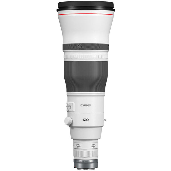 Front view of the Canon RF 600mm f/4L IS USM Lens
