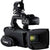 Grip Side with Dual XLR Inputs and Mic Attachment of the Canon XA50 4K UHD Camcorder