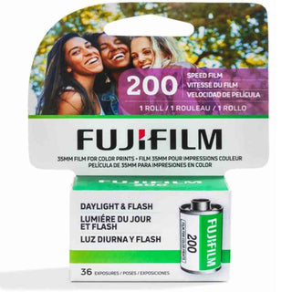 Packaging for Fujifilm 200 Color 35mm Film 36 Exposures