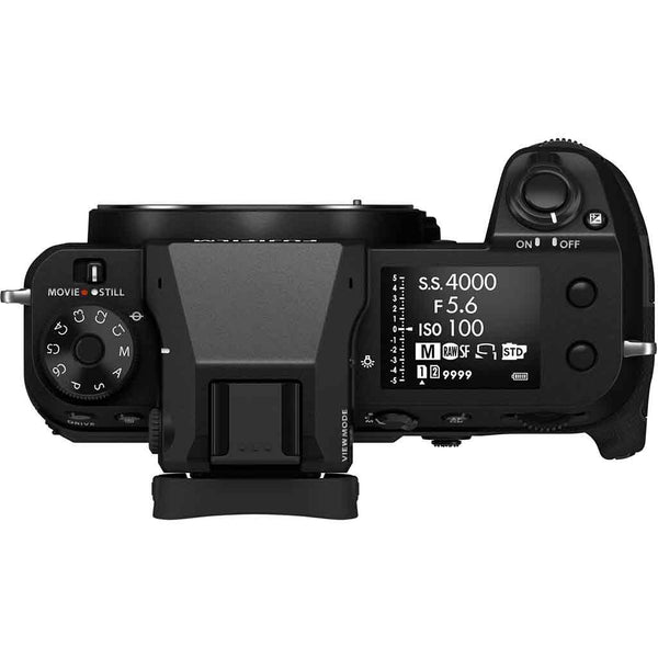 Top Side of Fujifilm GFX 50S II Body