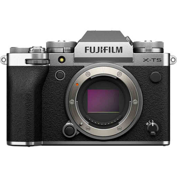 Front Side Showing the XF Mount of the Fujifilm X-T5 Body Silver