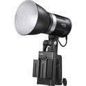 Godox ML30Bi Bi-Color LED with battery pack attached