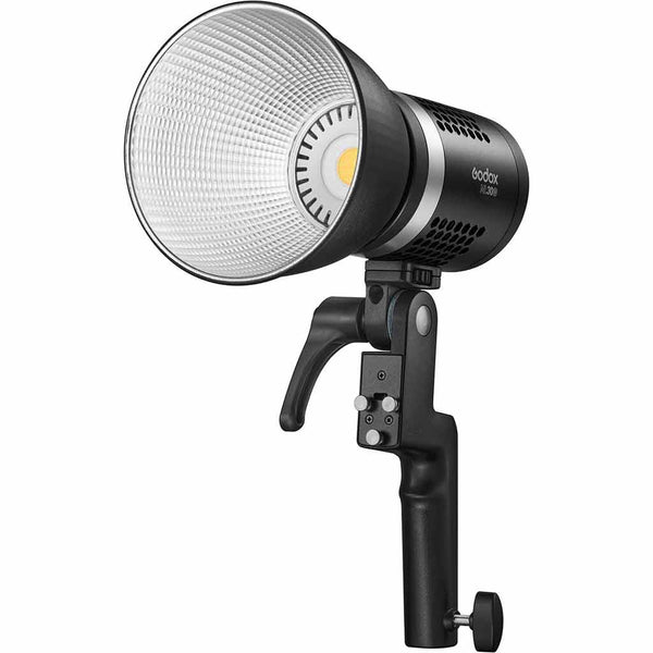 Godox ML30Bi Bi-Color LED with reflector attached