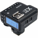 Back right view of Godox X2T-C TTL Transmitter for Canon