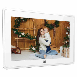 KODAK 10 INCH TOUCHSCREEN DIGITAL PHOTO FRAME WI-FI ENABLED WHITE