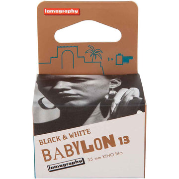 LOMOGRAPHY BABYLON KINO 13 BLACK & WHITE 35MM FILM ROLL | 36 EXPOSURES