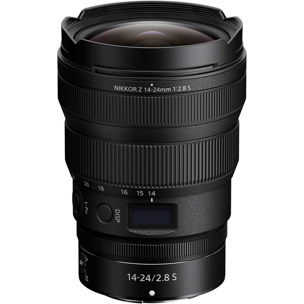 Top front view of the Nikon NIKKOR Z 14-24mm f/2.8 S Lens