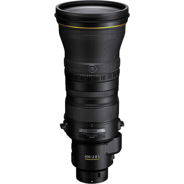 Top front view of Nikon NIKKOR Z f/2.8 TC VR S Lens