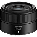 Top view of Nikon NIKKOR Z 40mm f/2 Lens