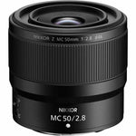 Top view of the Nikon Z MC 50mm /f2.8 Lens