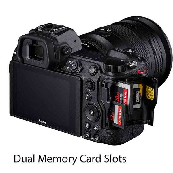 Dual memory card slots of Nikon Z6 II
