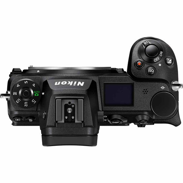 Top view of Nikon Z7 II mirrorless camera