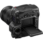 Rear LCD Screen Vertical Articulation of the Nikon Z9 Body