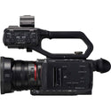 Panasonic HC-X2000 camcorder sd card slot and open lcd screen