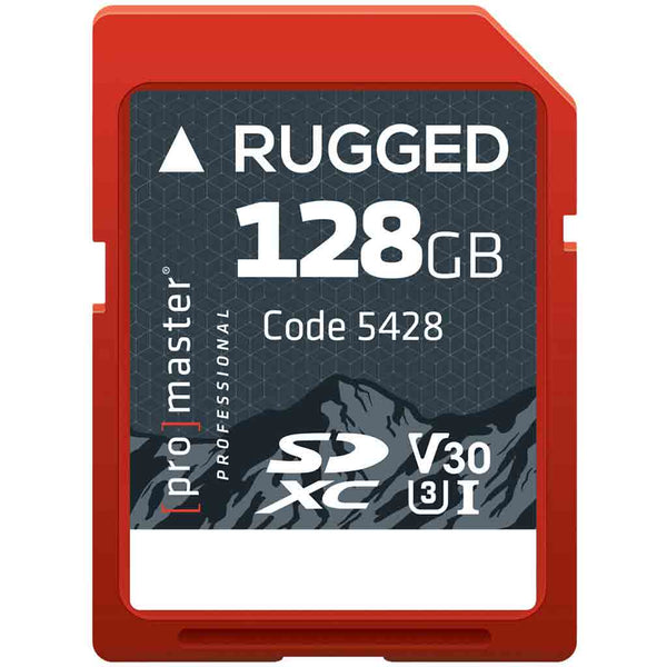 PROMASTER RUGGED 128GB SDXC MEMORY CARD