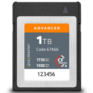 Front Label of the Promaster 1TB CFexpress Type B Advanced