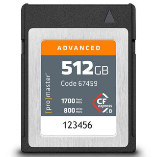 Front Label of the Promaster 1TB CFexpress Type B Advanced