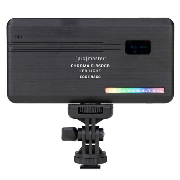 Rear view of Promaster CL36 RGB LED Light Kit