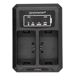 Promaster Dually USB Charger Canon LPE6