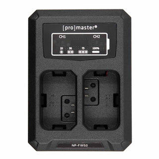 Promaster Dually USB Charger Sony NP-FW50
