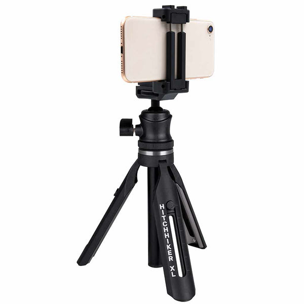 Smartphone Attached to Promaster Hitchhiker XL Tripod