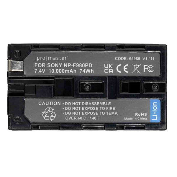Bottom Side of the Promaster NP-F980PD Powerhouse