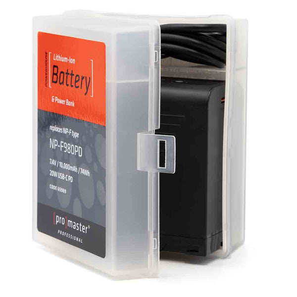 Packaging & Storage Case of the Promaster NP-F980PD Powerhouse