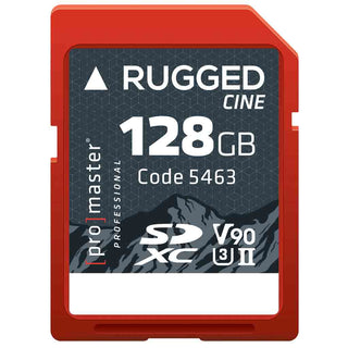 Promaster Rugged Cine 128GB SDXC UHS-II Memory Card
