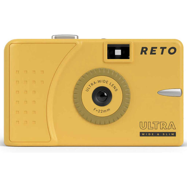 Front Side of Reto Project Ultra Wide & Slim Film Camera Yellow