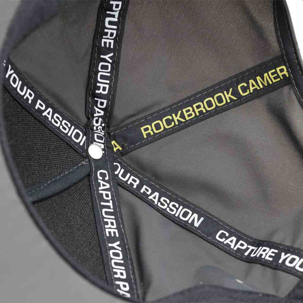Inside of Rockbrook Camera Cap Gray