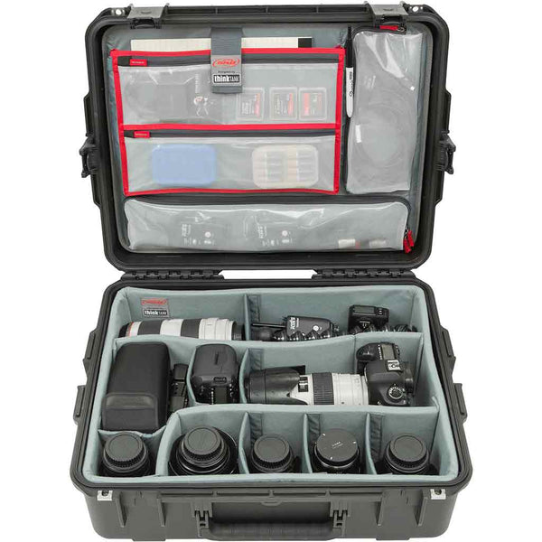 SKB ISERIES 3i-2217-8DL WITH THINK TANK DIVIDERS AND LID ORGANIZER