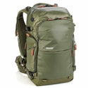 Front Left Side of the Shimoda Explore V2 30 Starter Kit Green