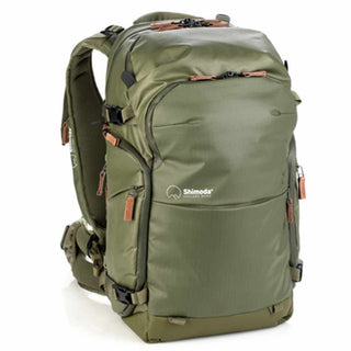 Front Left Side of the Shimoda Explore V2 30 Starter Kit Green