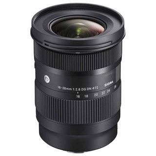 Top Side of the Sigma 16-28mm F2.8 DG DN Contemporary for Sony E