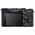 rear view Sony Alpha A7C black and menu dials