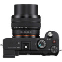 extended 28-60mm lens on Sony Alpha A7C black