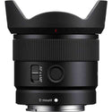 Lens Hood Attached & Lens Controls of the Sony E 11mm F1.8