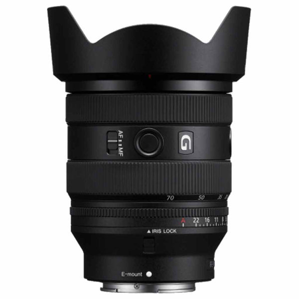 Lens Hood Attached to the Sony FE 20-70mm F4 G