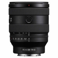 Top Side of the Sony 20-70mm F4 G
