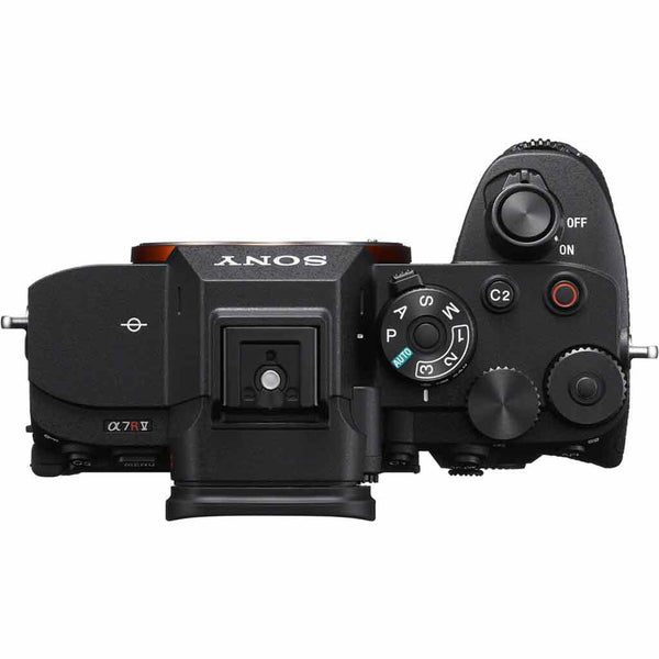 Top Side & Controls of the Sony a7R V Body