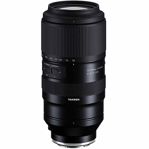 Tamron 50-400mm f/4.5-6.3 Di III VC VXD Full-Frame E-Mount Lens
