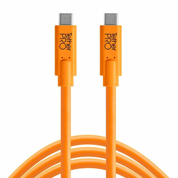 Tether Tools USB-C To C 15Ft Orange