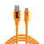 Connector Ends of the Tether Tools TetherPro USB-A 3.0 to USB-C 15ft Cable